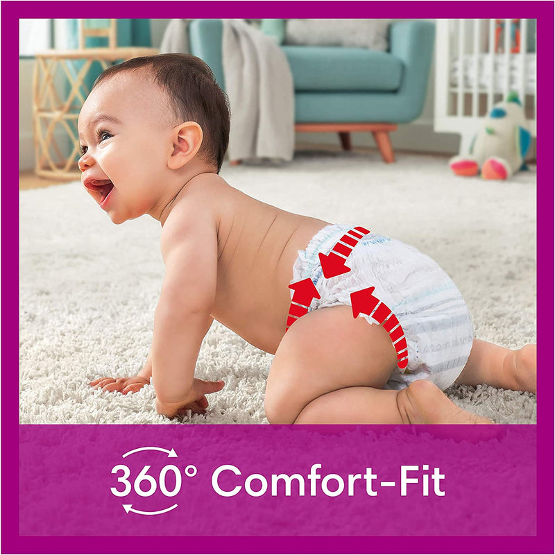 Pampers Size 5 Active Fit Nappy Pants 136 count monthly pack - (12kg - 17kg)