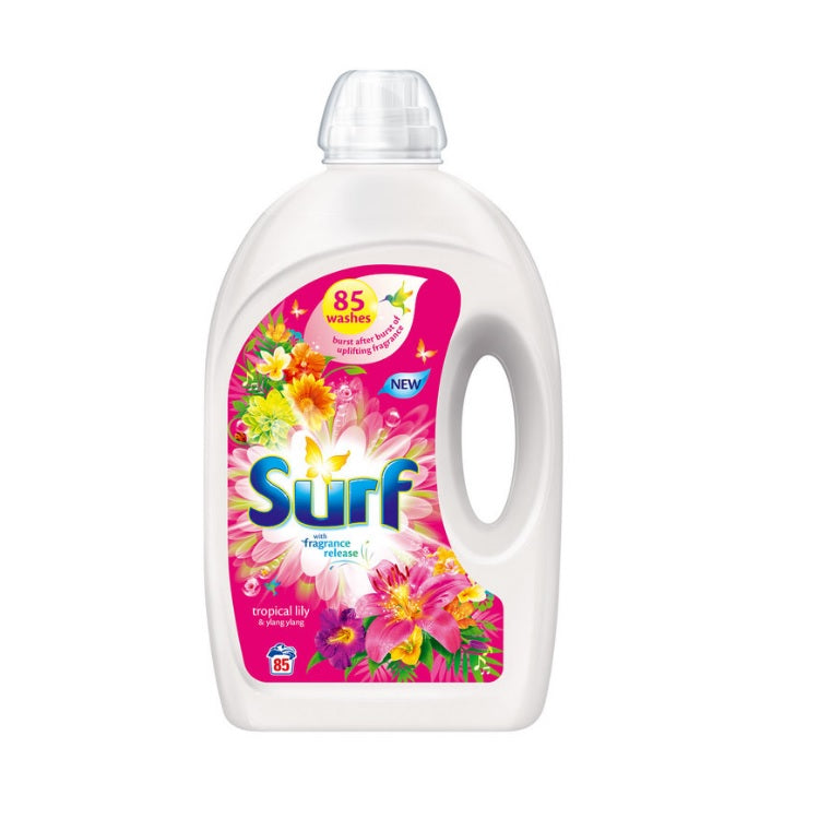 Surf Concentrated Laundry Liquid with Tropical Lily & Ylang Ylang, 3L