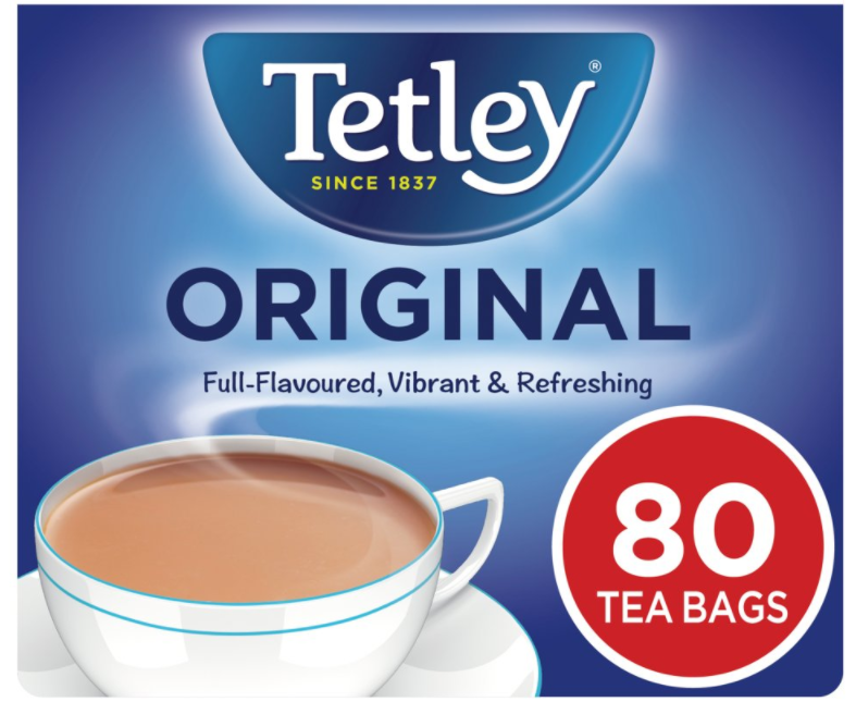 Tetley Original Tea Bags 480 Bags (80 x 6 bags )