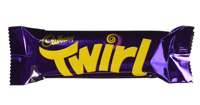 Cadbury Twirl Chocolate Bar, (Pack Of 48 X 43G)